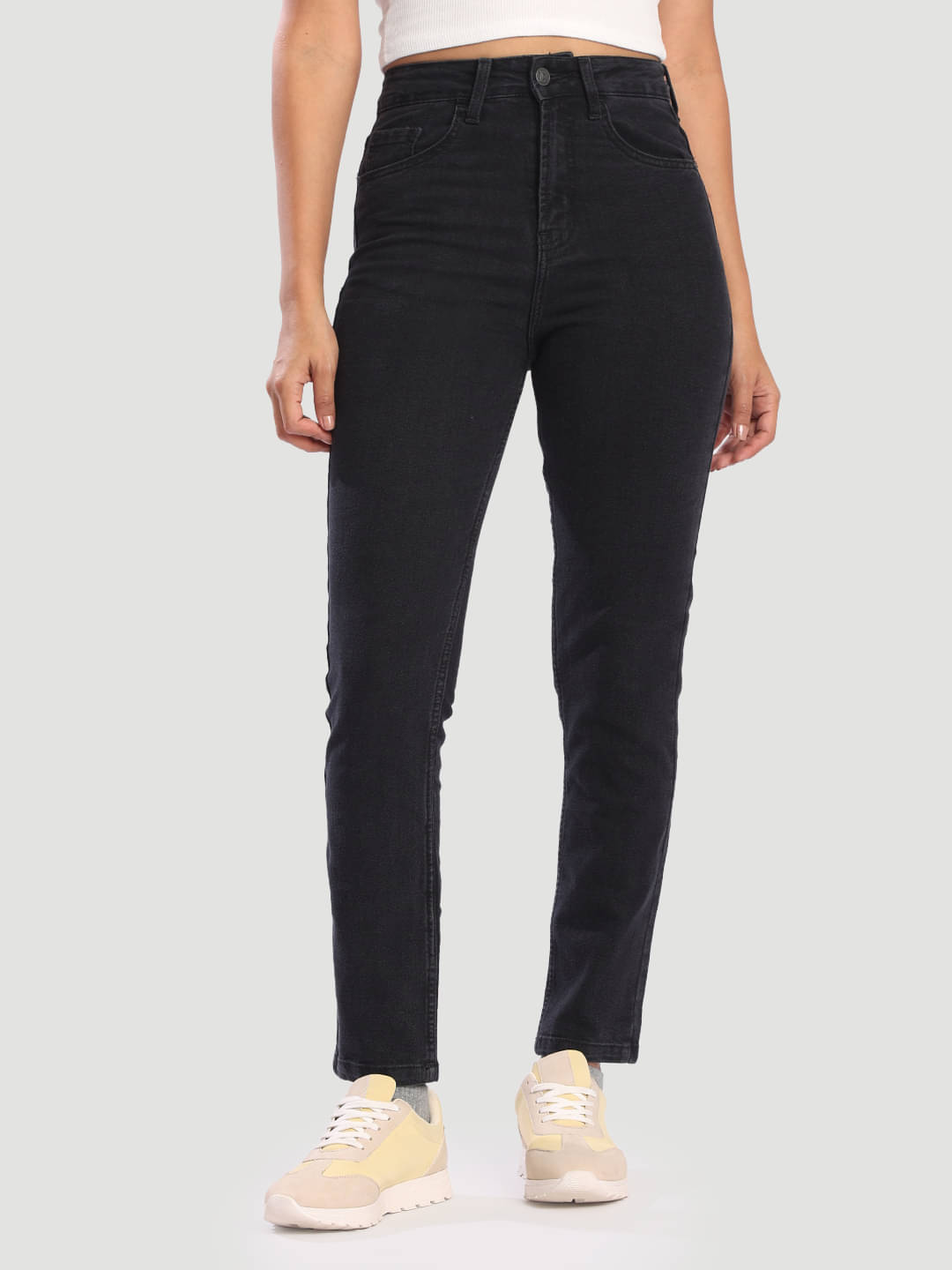     			Bene Kleed Women's Slim Fit Mid-Rise Jeans ( Charcoal )