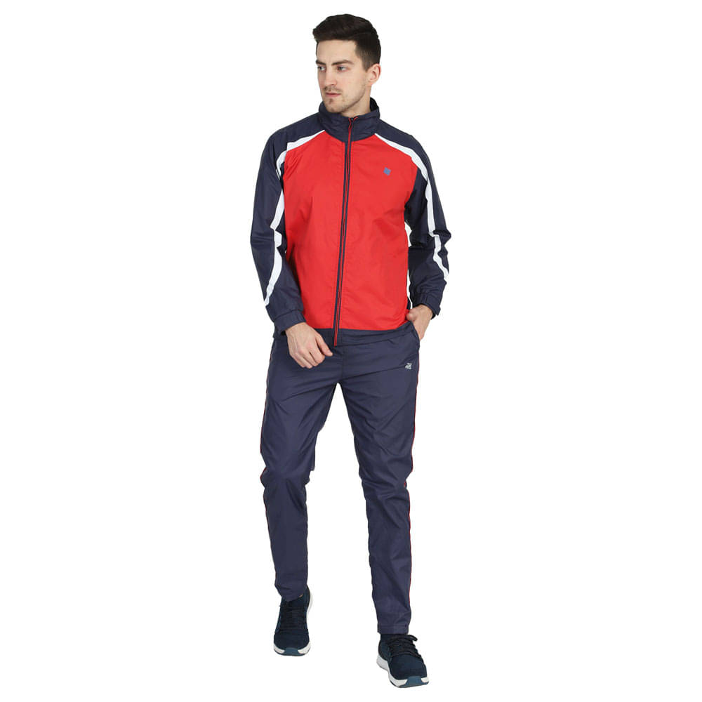     			NU9 Navy Polyester Regular Fit Men's Tracksuit ( Pack of 1 )