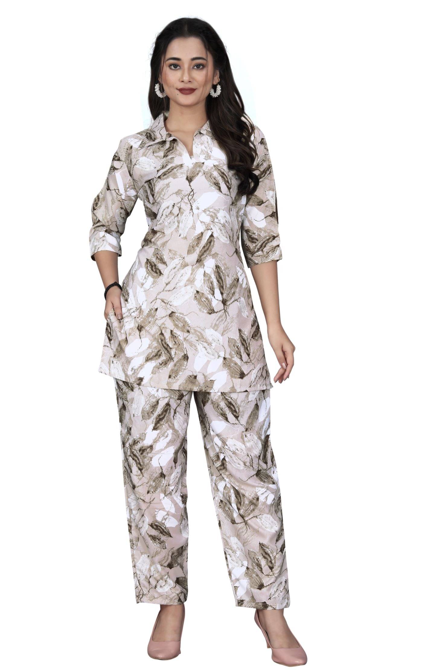     			TUHIRAJ Women Top With Trousers Co-Ord Set ( Multicolor 5 )