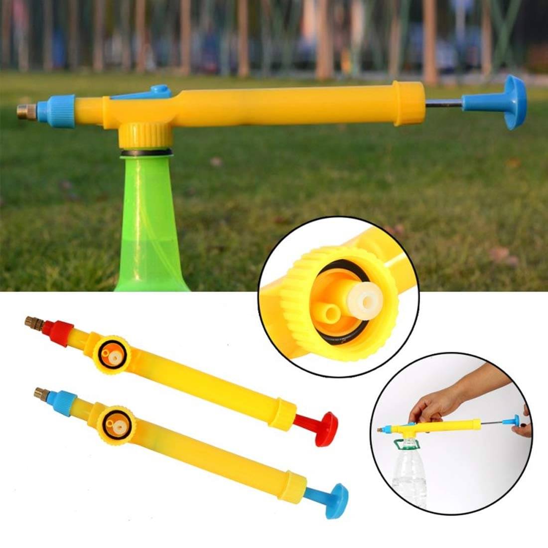     			2-in-1 Adjustable High-Pressure Spray Nozzle for Plants & Cleaning | Pack of 2 Pcs| Wide & Narrow Stream Modes