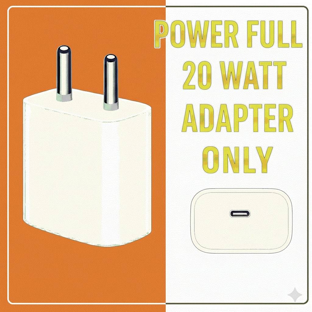 20W Fast Charging PD Power Adapter – USB-C Charger Compatible with iPhone 14/13/12 Series & IOS Phones 20W Fast Charging PD Power Adapter – USB-C Charger Compatible with iPhone 14/13/12 Series & IOS Phones