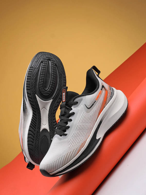     			Action BULLET-222 White Men's Sports Running Shoes