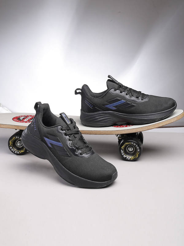     			Action RUNNER-132 Black Men's Sports Running Shoes