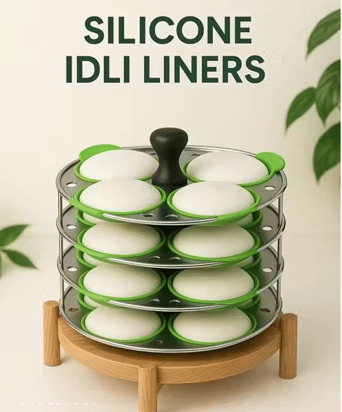     			Best-Aqua Non Stick Silicon Idli Cooker