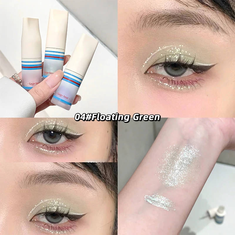     			GEGE BEAR Green Shimmer Liquid Eye Shadow 40