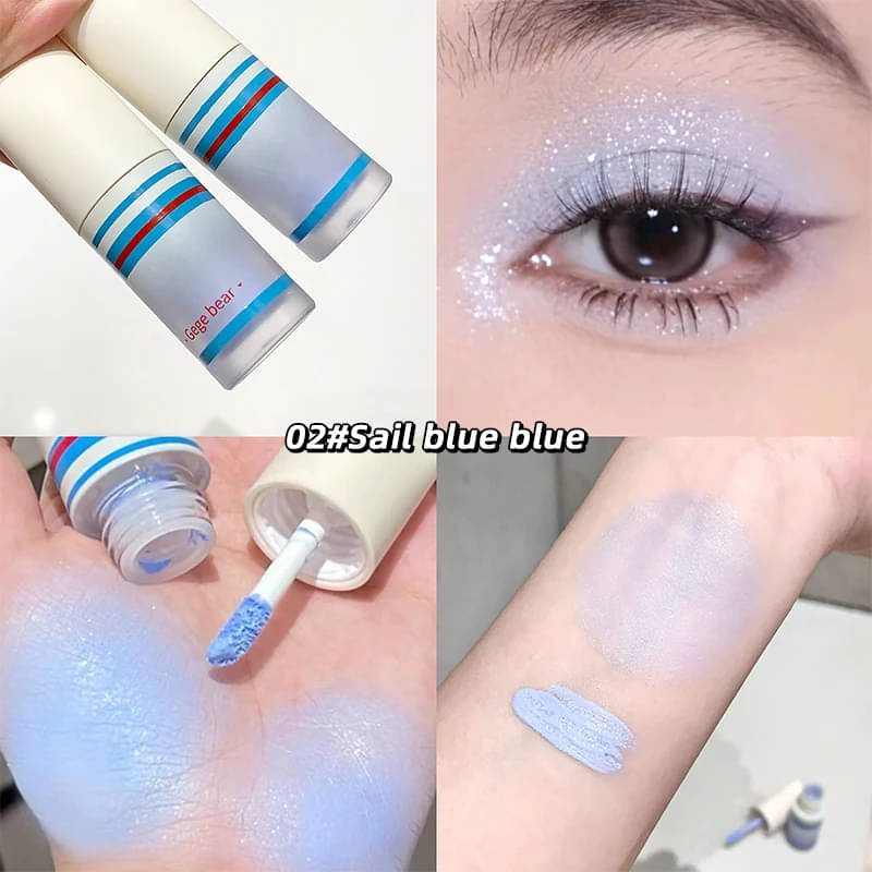     			GEGE BEAR Sky Blue Shimmer Liquid Eye Shadow 40