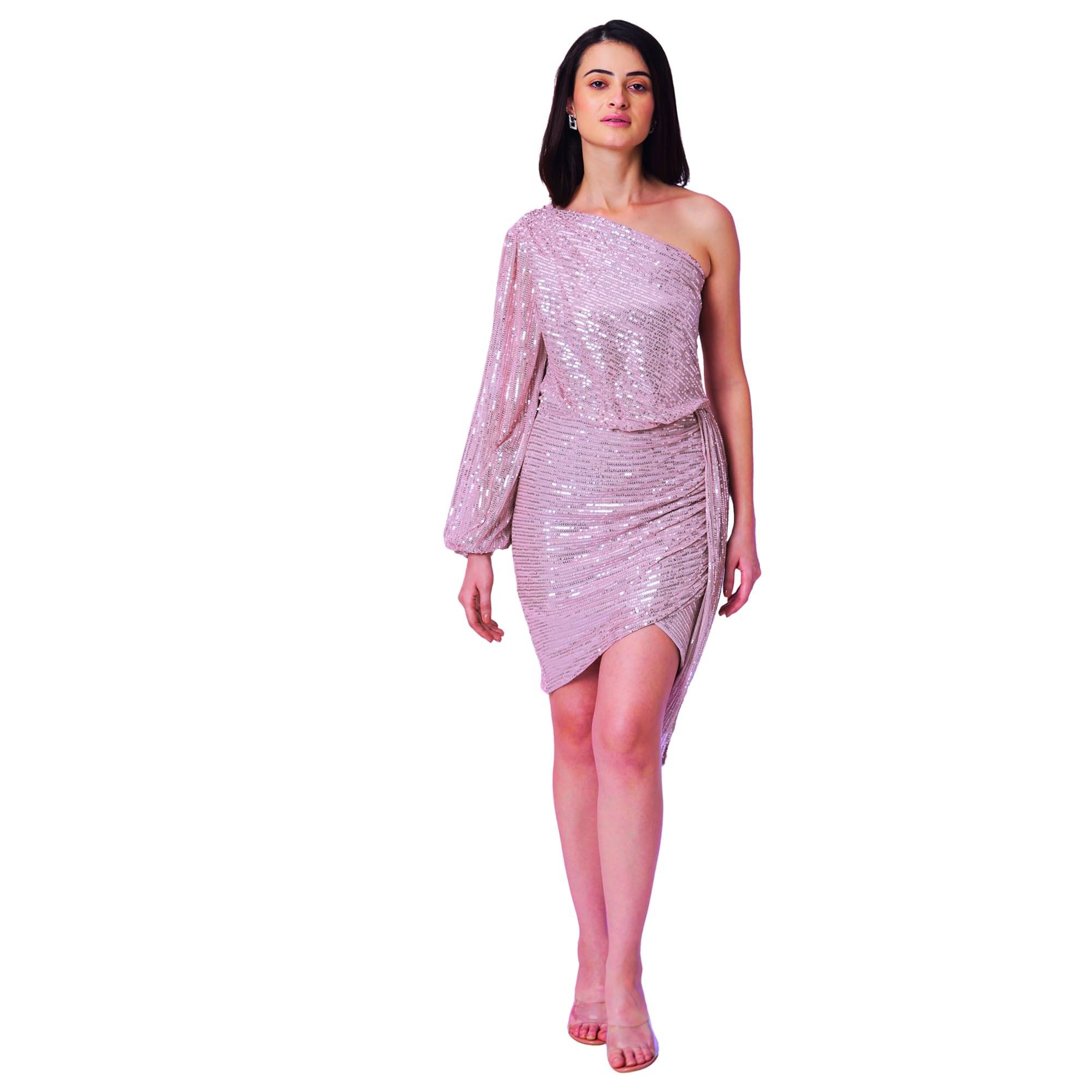 Globus Women Polyester Blend Bodycon Dress ( Pink ) Globus Women Polyester Blend Bodycon Dress ( Pink )