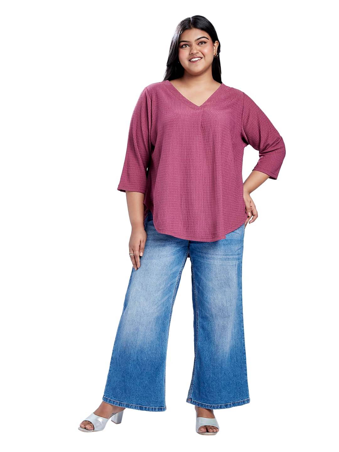    			Globus Women's Polyester A-Line Top ( Red )