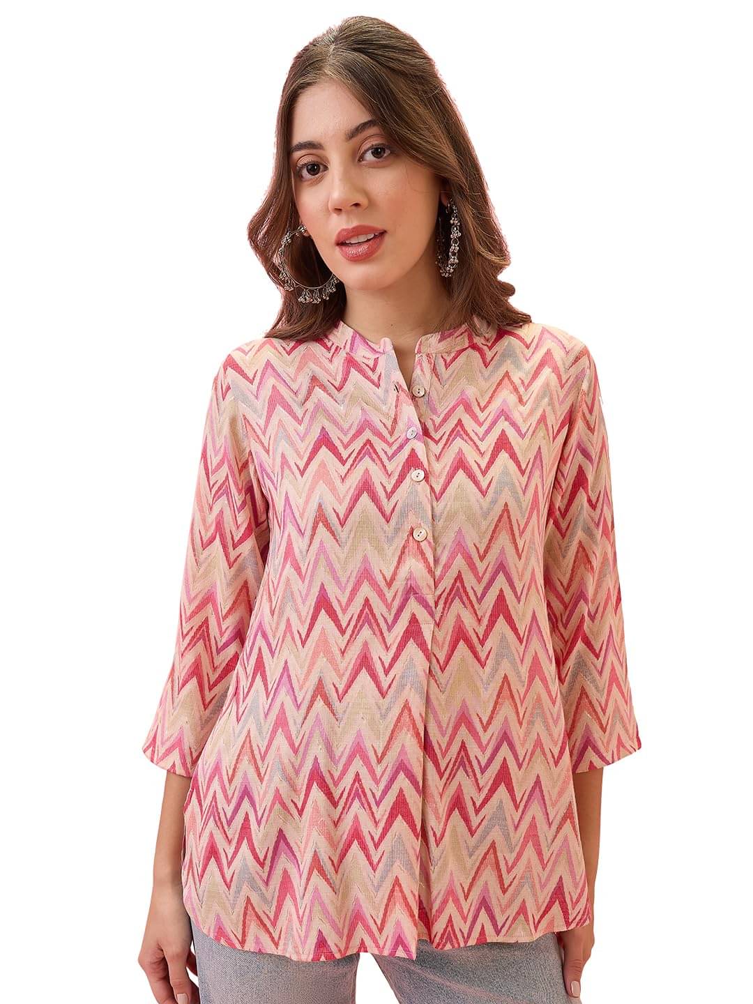     			Globus Women's Viscose Tunic ( Pink )