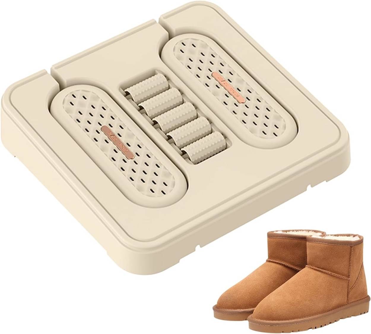     			HINGOL 2-in-1 Foot Massager & Warmer – Acupressure Therapy Roller with Soft Warm Foot Cover for Pain Relief & Relaxation