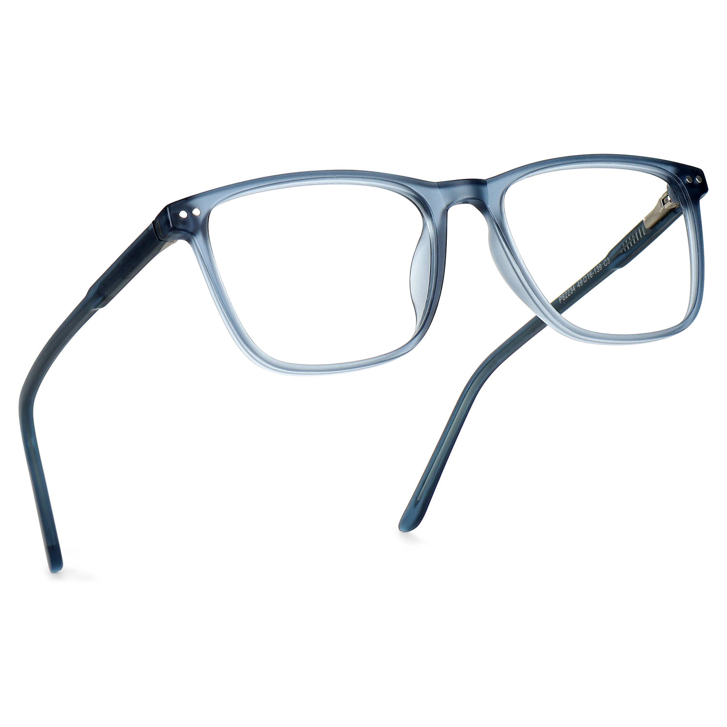 Hexxa Blue Rectangular Eyeglass Frame ( Pack of 1 ) Hexxa Blue Rectangular Eyeglass Frame ( Pack of 1 )