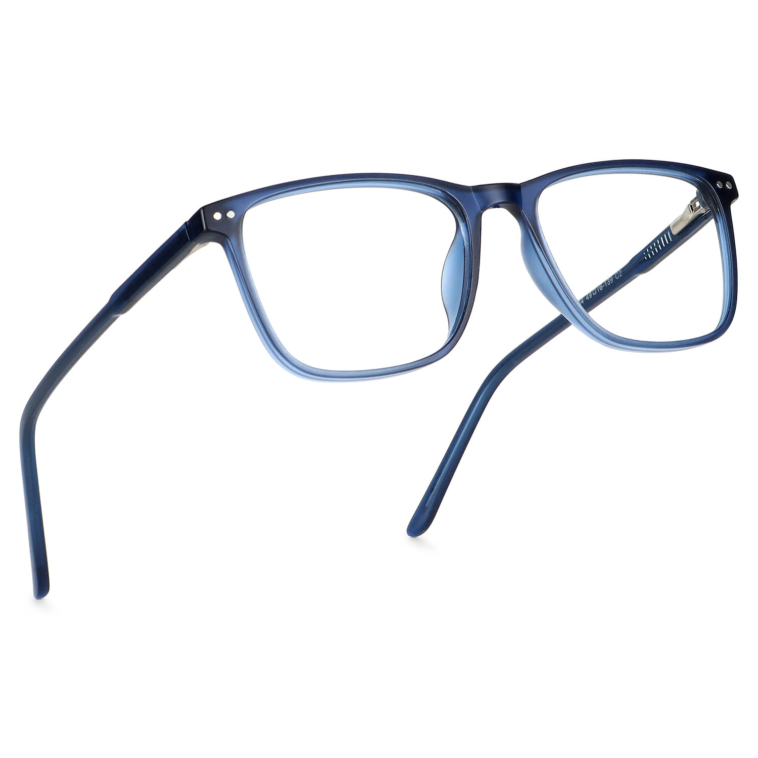 Hexxa Navy Blue Rectangular Eyeglass Frame ( Pack of 1 ) Hexxa Navy Blue Rectangular Eyeglass Frame ( Pack of 1 )