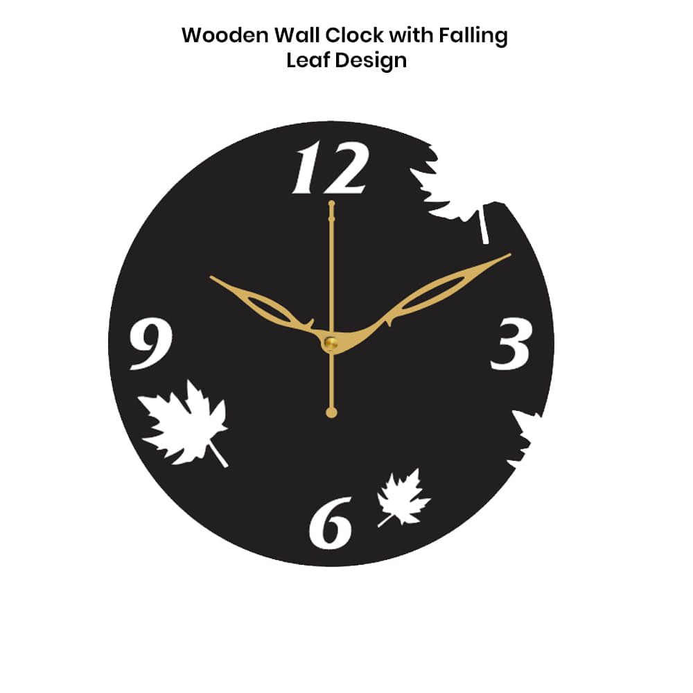     			Ikshaam Sarees Assymetric Analog Wall Clock