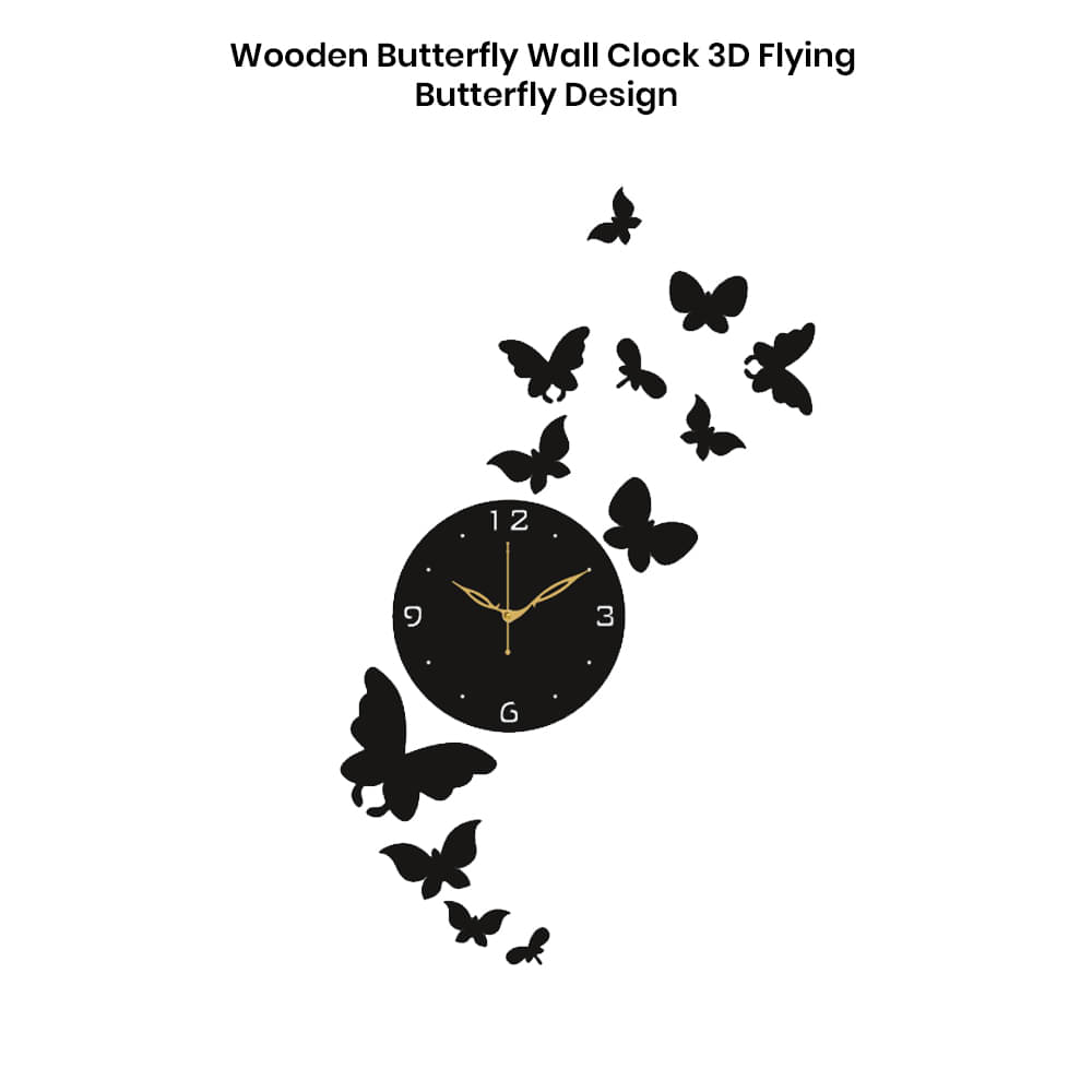     			Ikshaam Sarees Assymetric Analog Wall Clock
