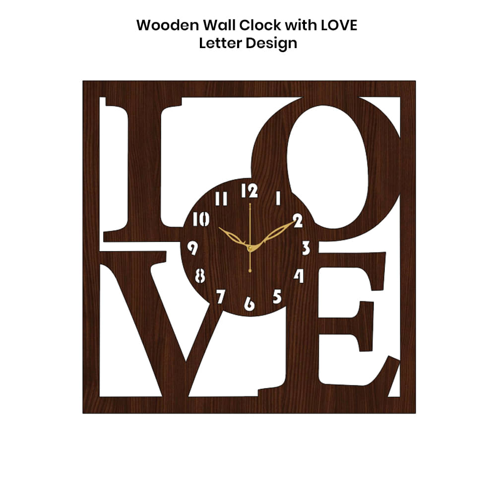     			Ikshaam Sarees Assymetric Analog Wall Clock
