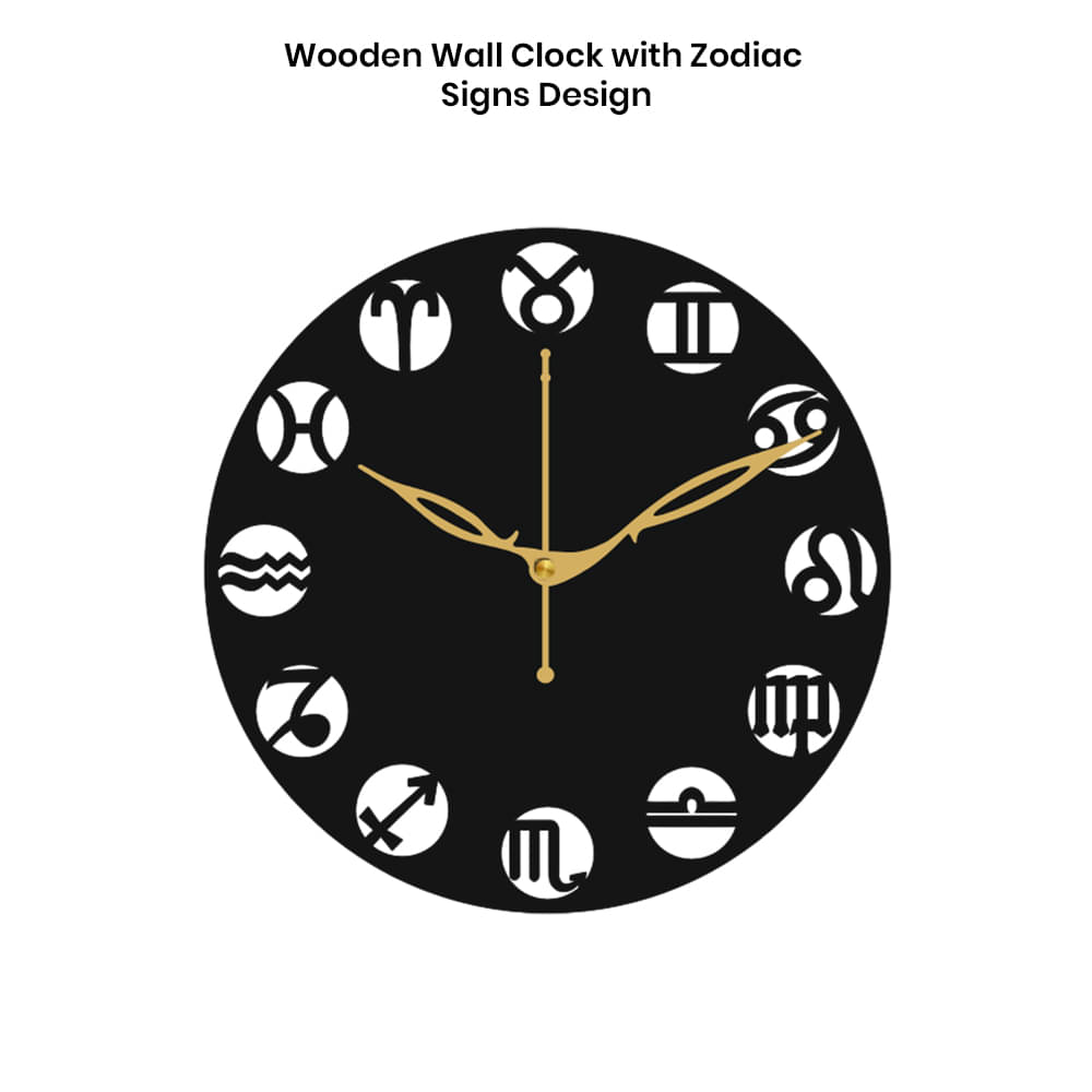     			Ikshaam Sarees Assymetric Analog Wall Clock