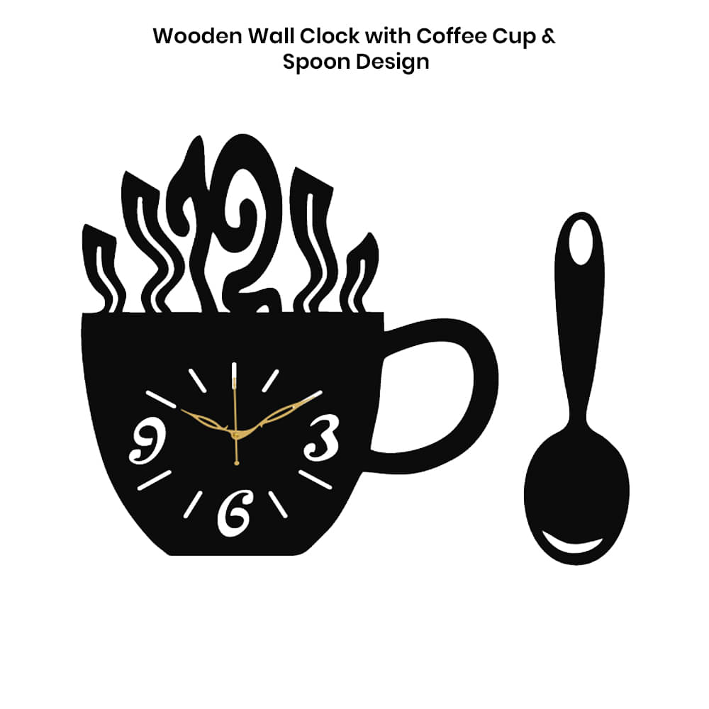     			Ikshaam Sarees Assymetric Analog Wall Clock