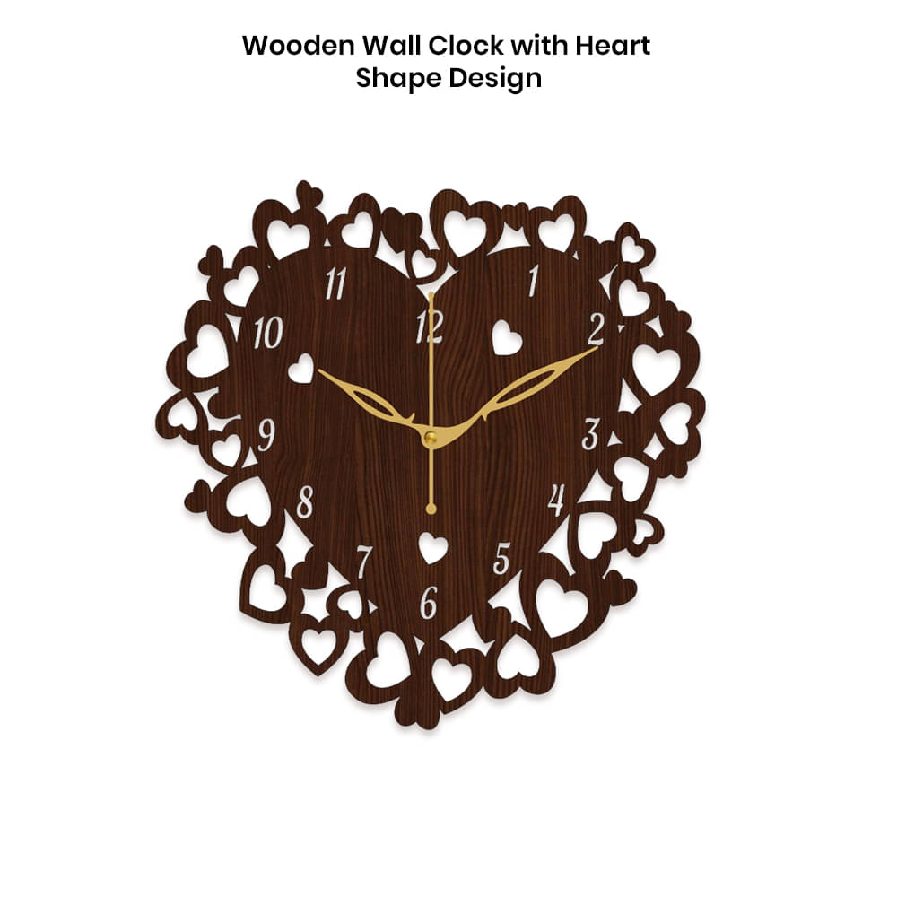     			Ikshaam Sarees Assymetric Analog Wall Clock