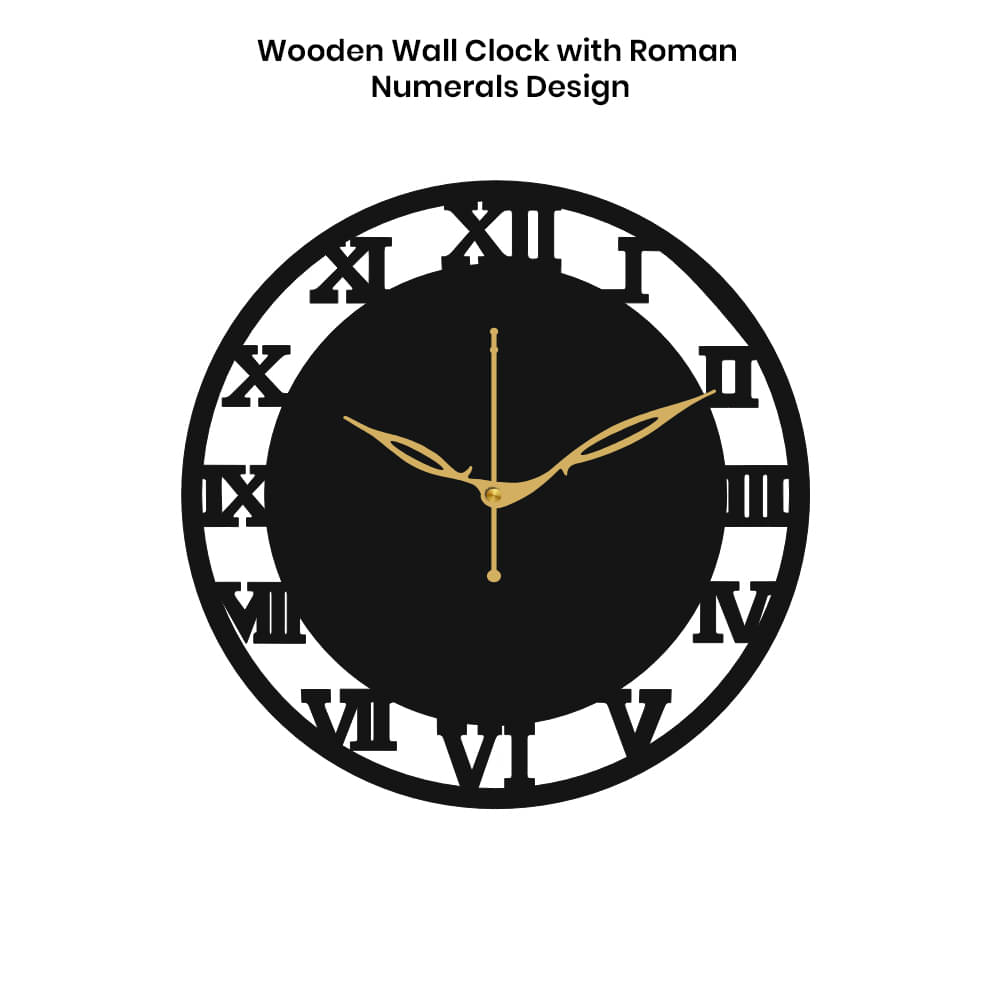    			Ikshaam Sarees Assymetric Analog Wall Clock