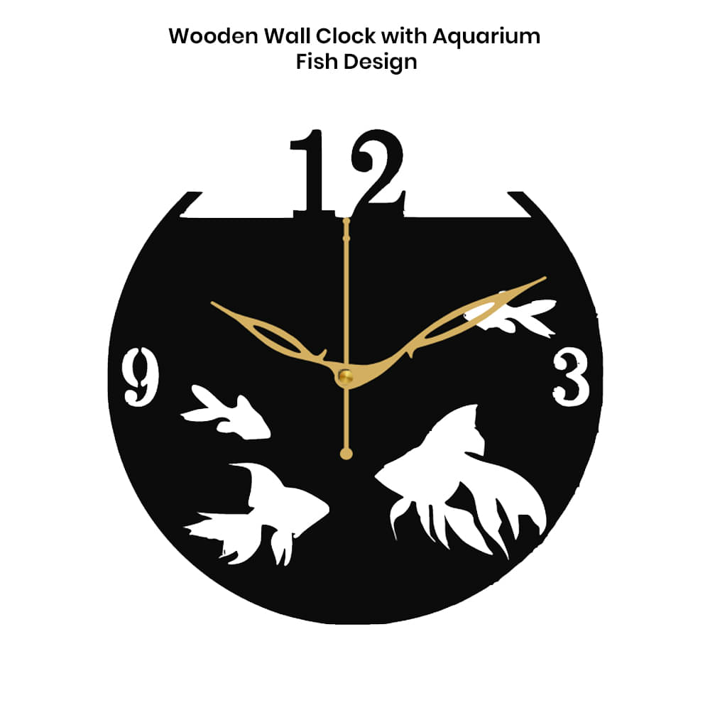     			Ikshaam Sarees Assymetric Analog Wall Clock