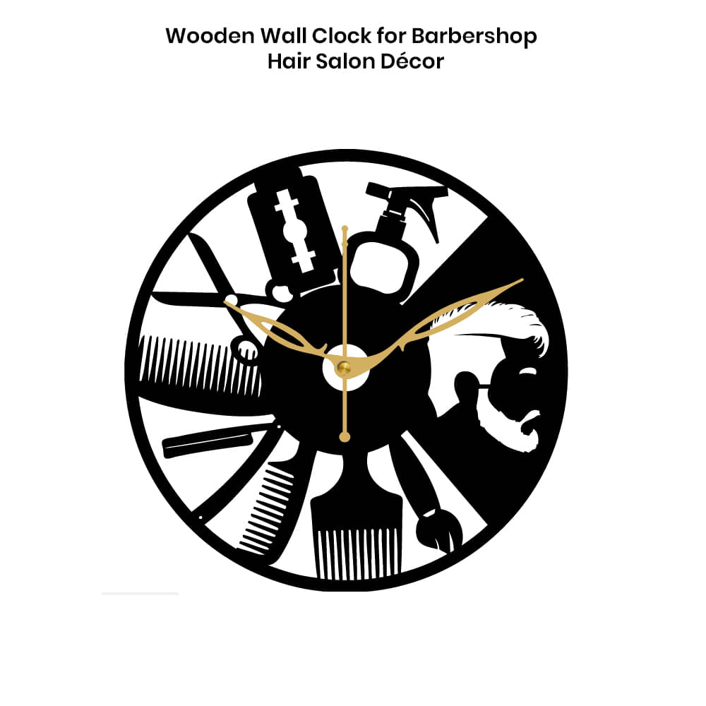     			Ikshaam Sarees Assymetric Analog Wall Clock