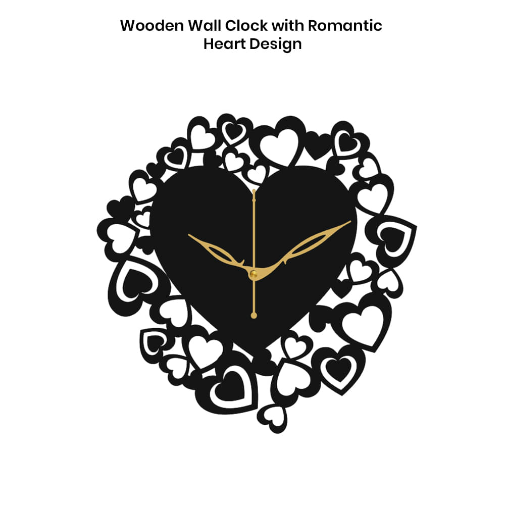     			Ikshaam Sarees Assymetric Analog Wall Clock
