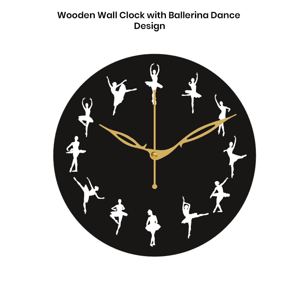     			Ikshaam Sarees Assymetric Analog Wall Clock