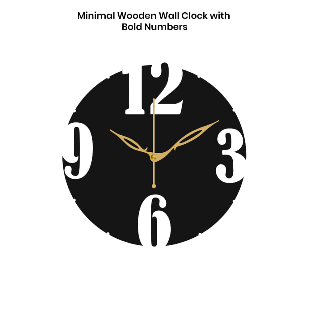     			Ikshaam Sarees Assymetric Analog Wall Clock