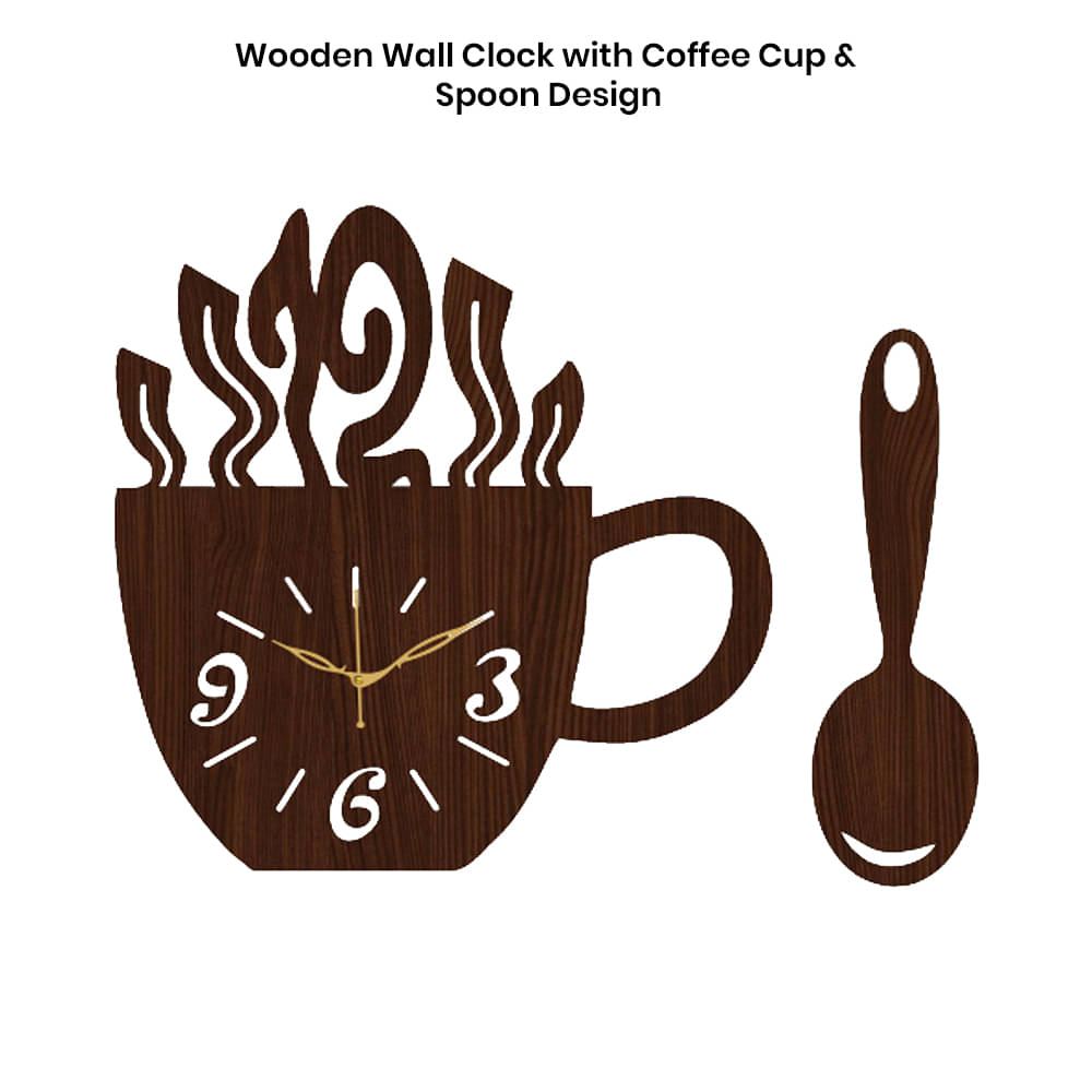     			Ikshaam Sarees Assymetric Analog Wall Clock