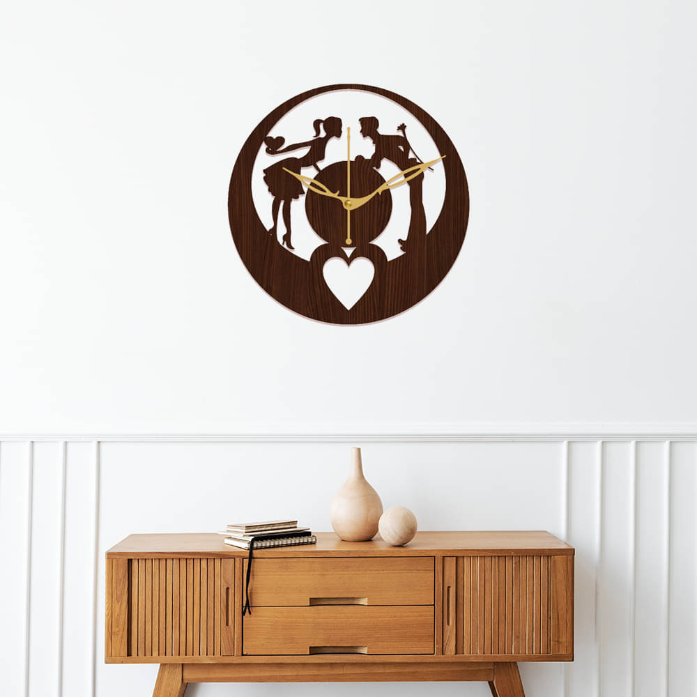     			Ikshaam Sarees Circular Analog Wall Clock
