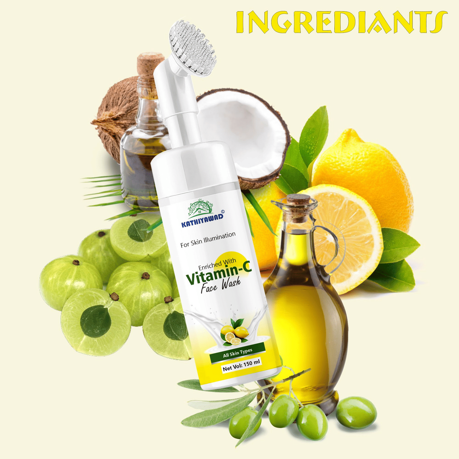 KATHIYAWAD - Refreshing Face Wash + Scrub For All Skin Type ( Pack of 1 ) KATHIYAWAD - Refreshing Face Wash + Scrub For All Skin Type ( Pack of 1 )