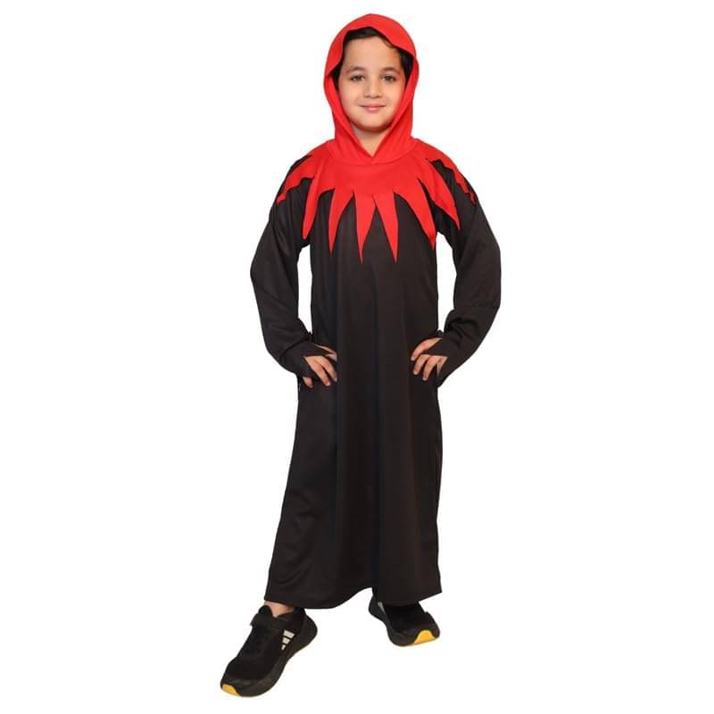 Kaku Fancy Dresses Dracula Witch Hooded Gown – Horror Costume for Party/Halloween     			Kaku Fancy Dresses Dracula Witch Hooded Gown – Horror Costume for Party/Halloween