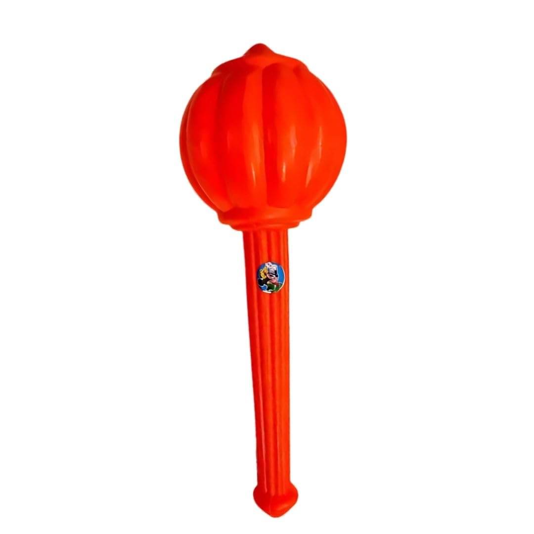 Kaku Fancy Dresses Hanuman Gada Toy for Kids Ramayana Role Play & Religious Events - Orange, FREE SIZE, Unisex Kaku Fancy Dresses Hanuman Gada Toy for Kids Ramayana Role Play & Religious Events - Orange, FREE SIZE, Unisex