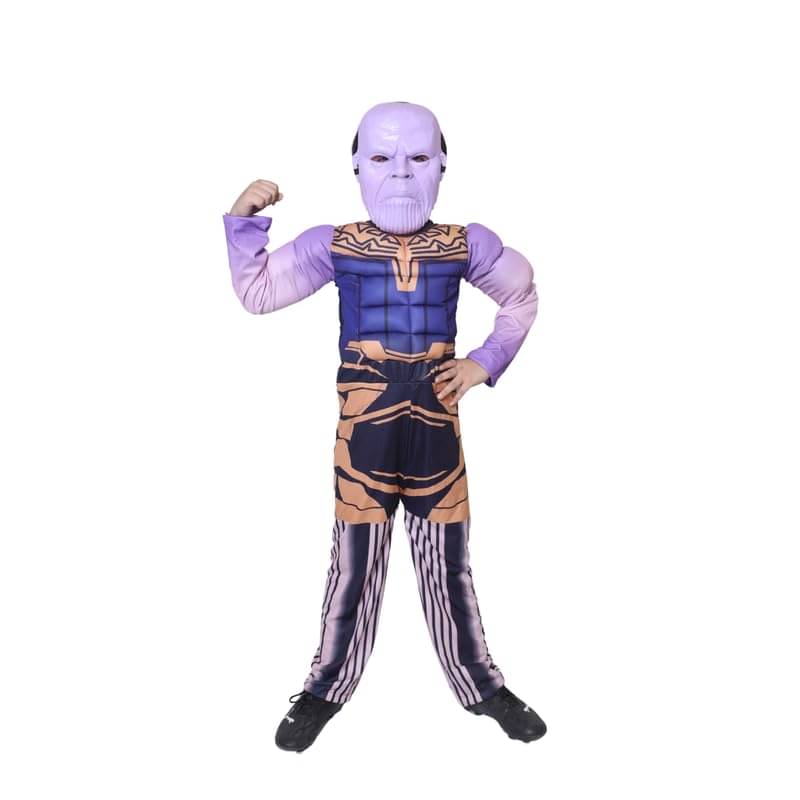     			Kaku Fancy Dresses Superhero Costume for Kids, Super Hero Fancy Dress for Kids Play - Multicolor, 10-12 YEARS, Unisex