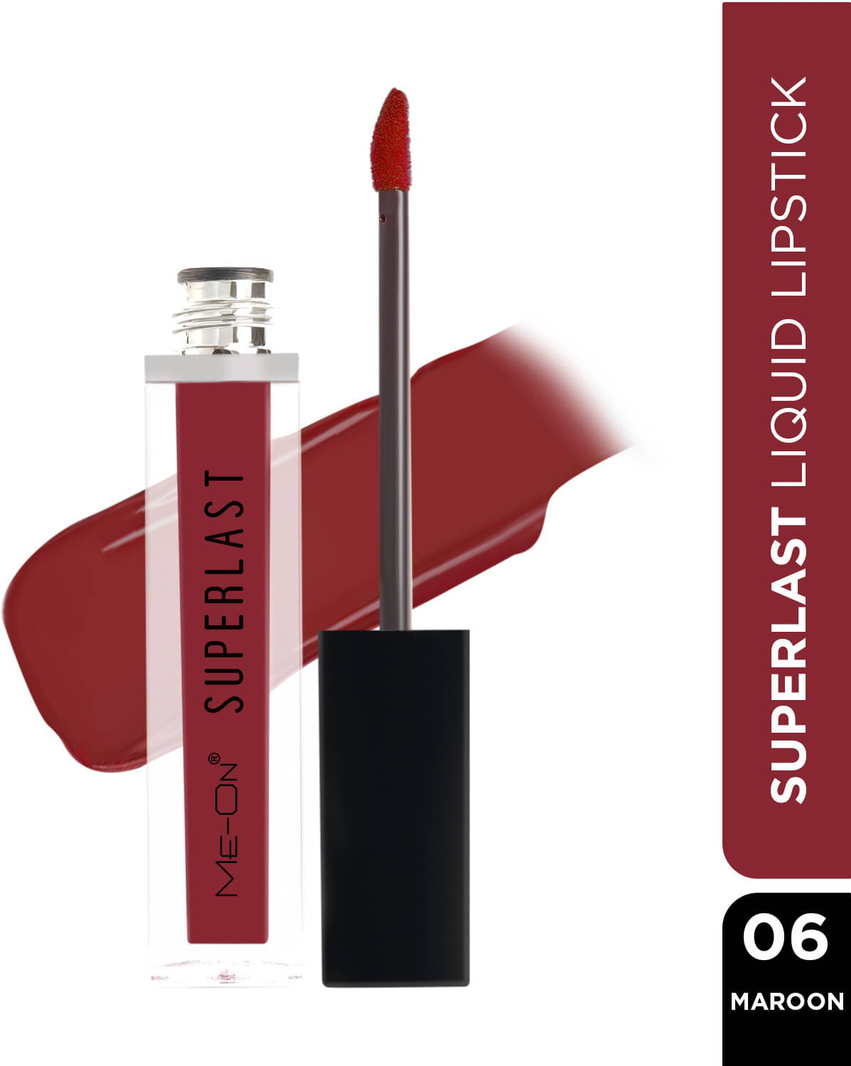     			Me-On Maroon Matte Long Lasting Liquid Lipstick ( Pack of 1 )