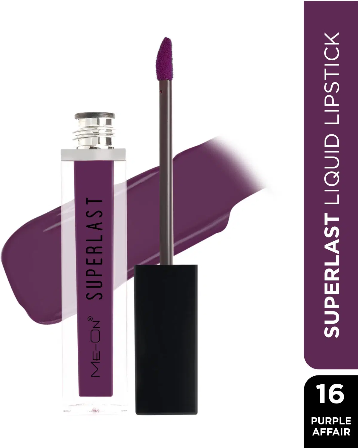     			Me-On Purple Matte Long Lasting Liquid Lipstick ( Pack of 1 )