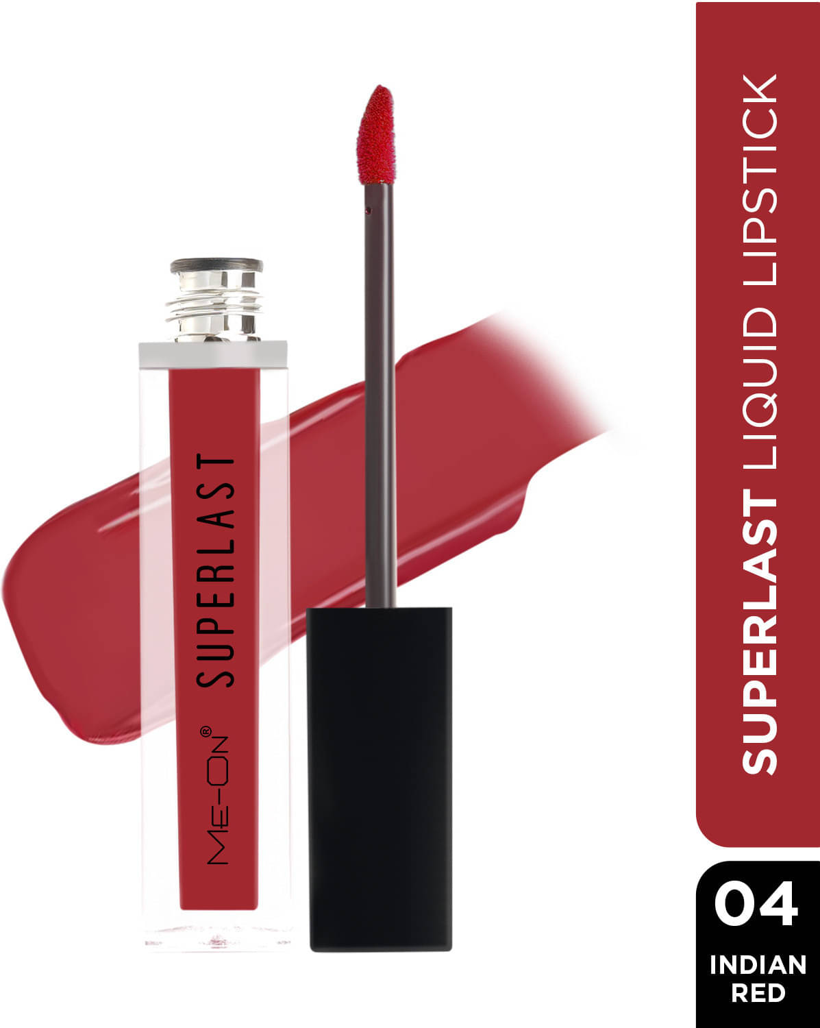     			Me-On Red Matte Long Lasting Liquid Lipstick ( Pack of 1 )