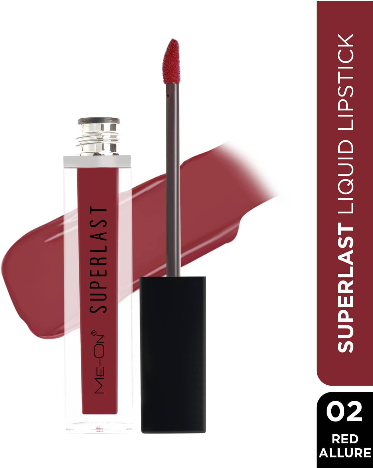     			Me-On Red Matte Long Lasting Liquid Lipstick ( Pack of 1 )