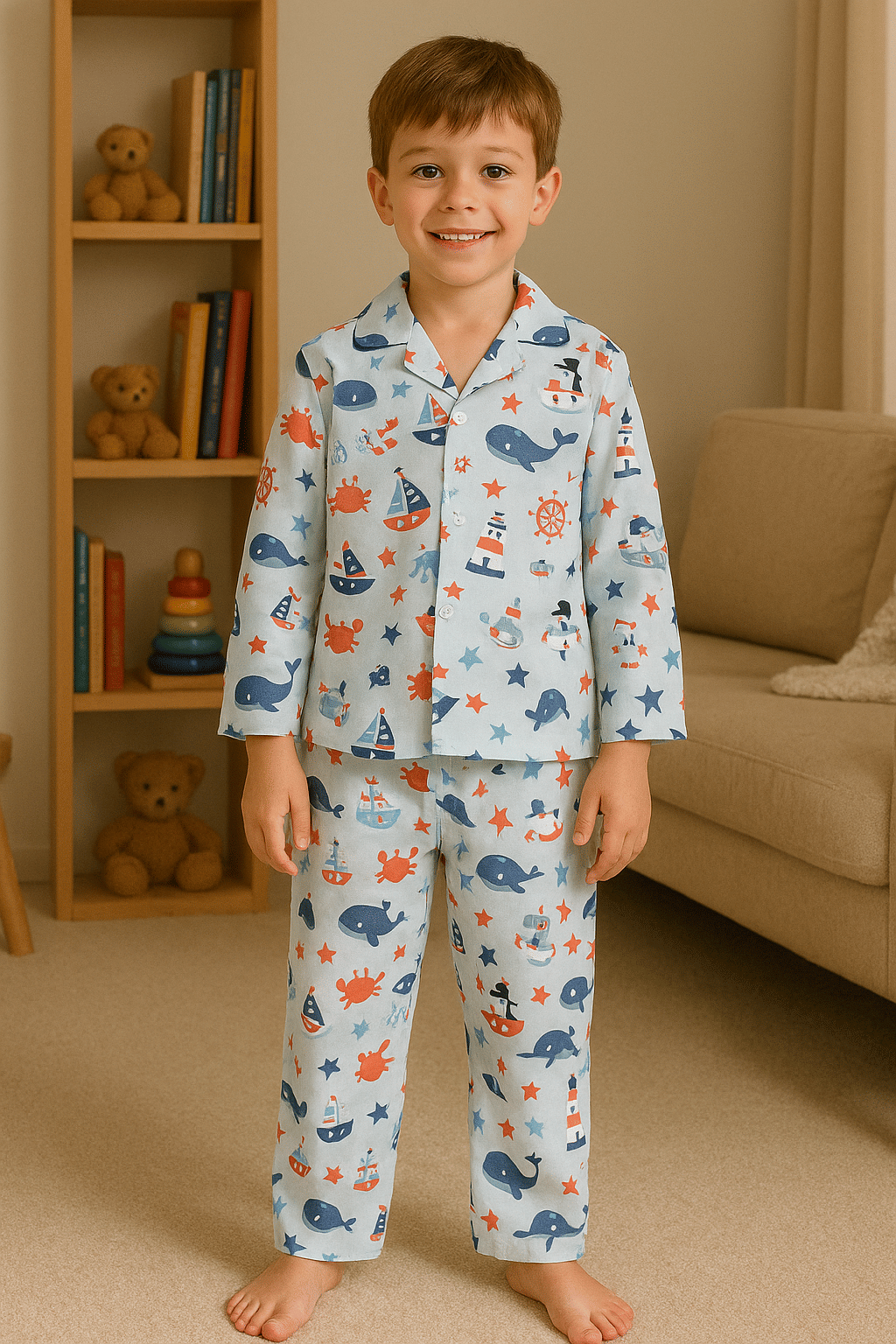     			Mini Mavens Pack of 1 Unisex Rayon Shirt & Pants Set ( Multi )