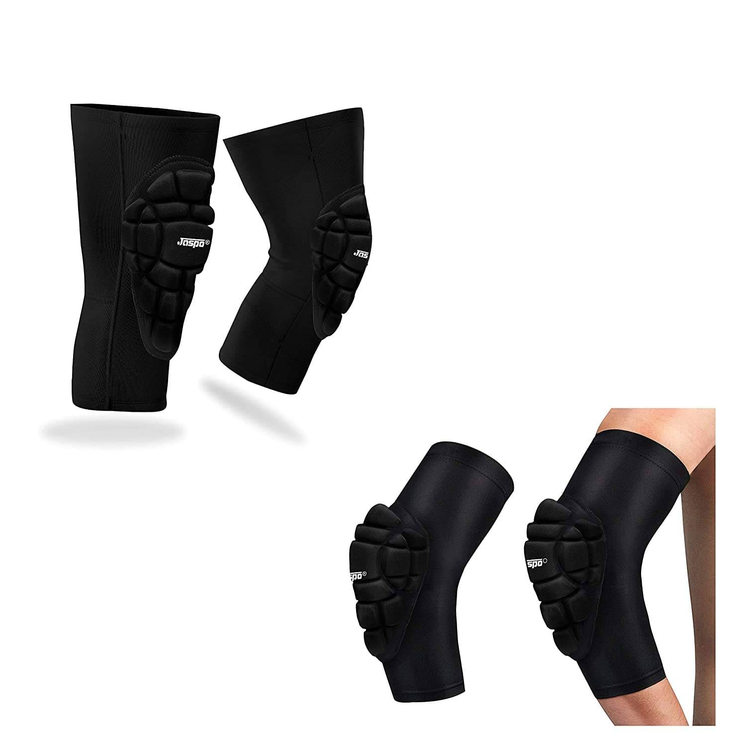     			Professional Knee/Elbow Pads Support For Men Women with PU Pads,Medical Grade Knee Pads for Running, Jogging, Fitness, Gym, Aerobics, Cycling, Skating, Dancing