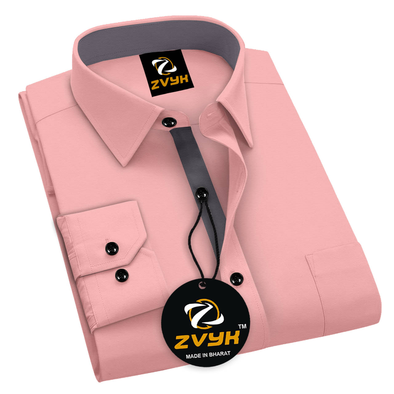 Sangani Cotton Blend Regular Fit Self Design Full Sleeves Men's Casual Shirt - Peach ( Pack of 1 )     			Sangani Cotton Blend Regular Fit Self Design Full Sleeves Men's Casual Shirt - Peach ( Pack of 1 )