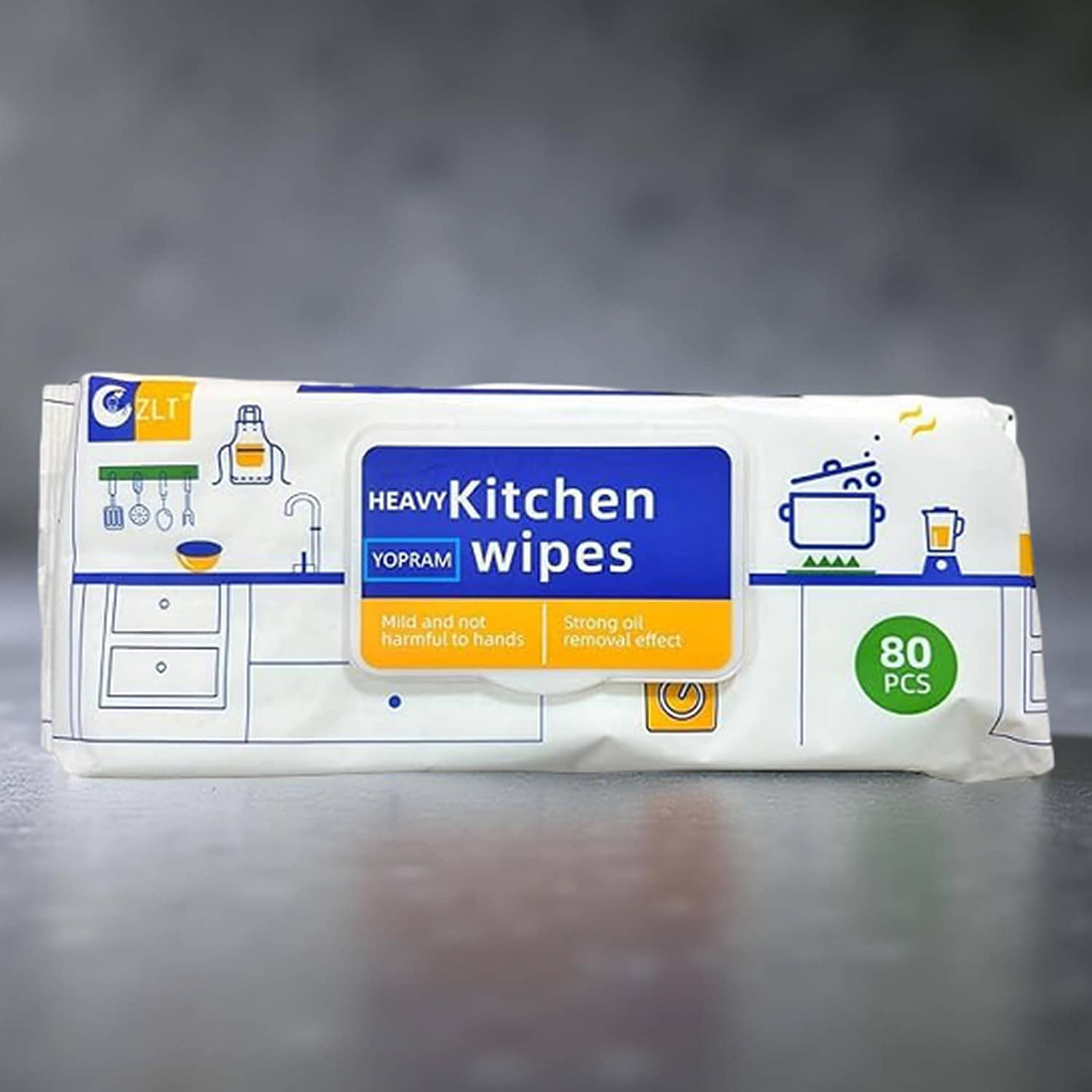 kitchen wipes 80 pcs kitchen wipes kitchen wipes for cleaning rumal Strong Decontamination Kitchen Wipes