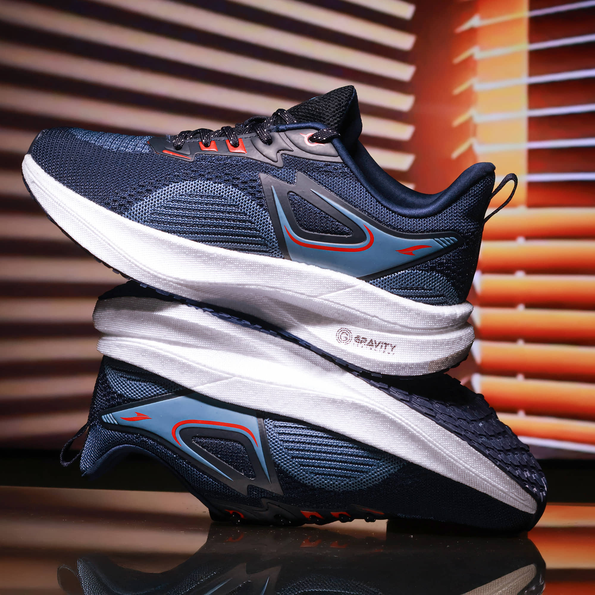 ASIAN HYPERCUSHION-04 Black Men's Sports Running Shoes - Sports Shoes | Buy online on ZillyBuy