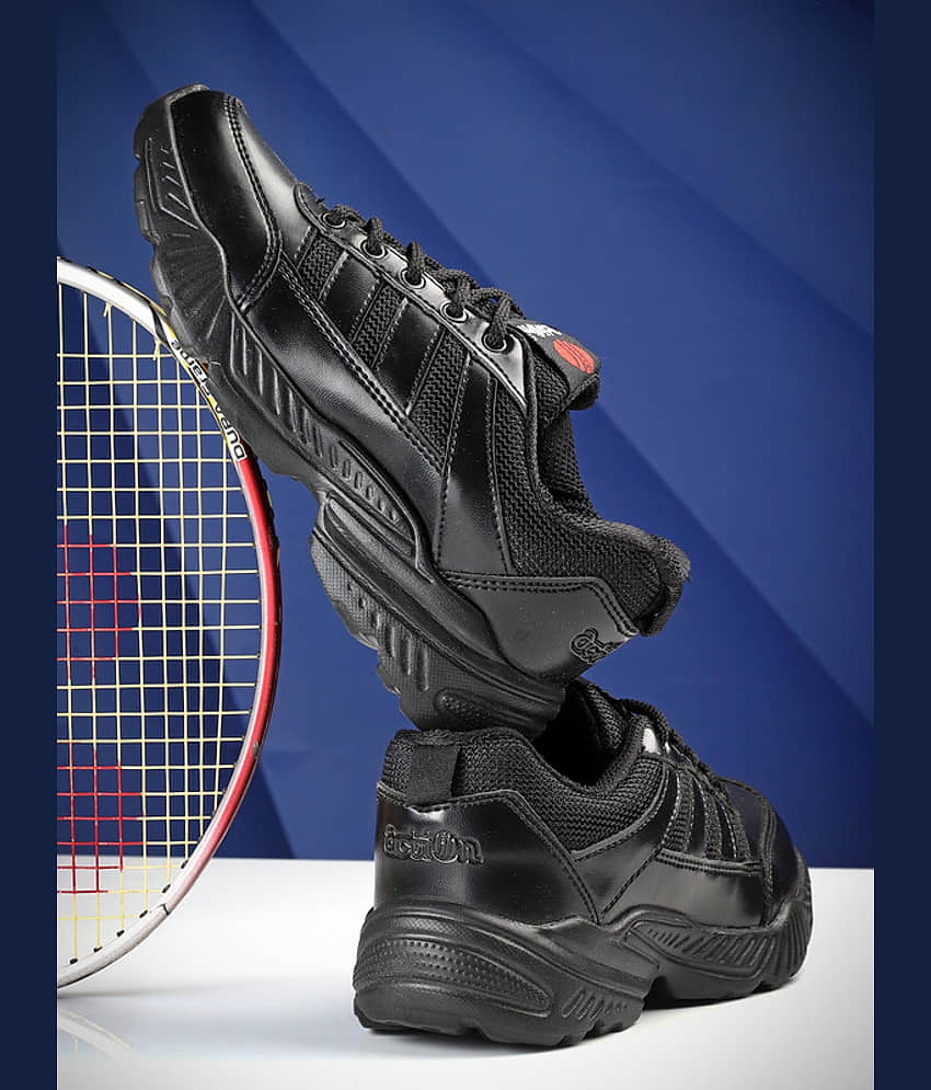 Action - Black Boy's School Shoes ( 1 Pair ) - Formal Shoes | Buy online on ZillyBuy