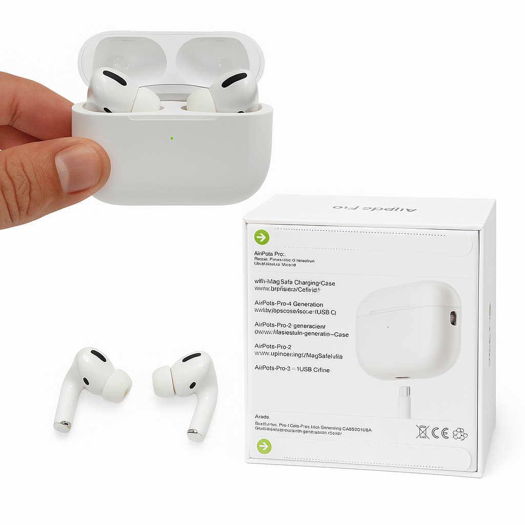     			AirPods Pro (2nd generation) with MagSafe Case (USB-C) Bluetooth  (White, True Wireless)