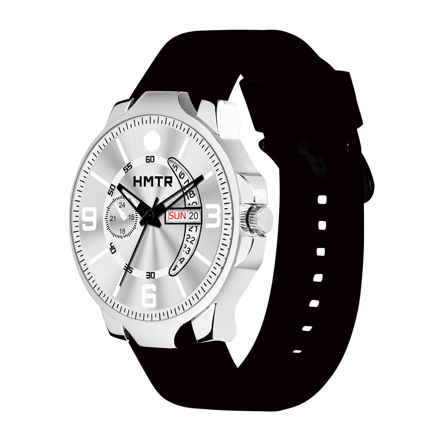     			Armado Black Silicon Analog Men's Watch