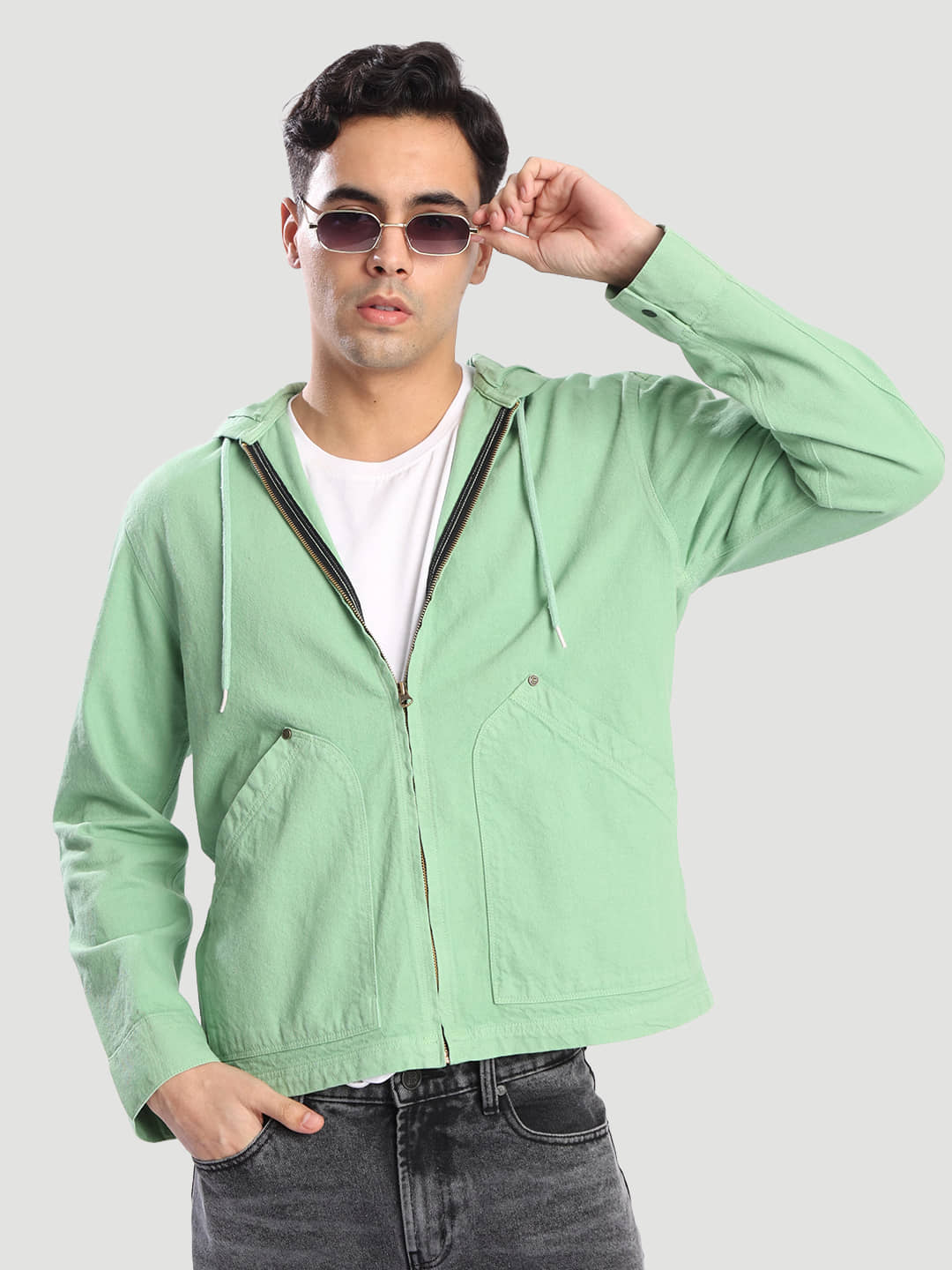 Bene Kleed Cotton Men's Casual Jacket - Green ( Pack of 1 ) - Jackets & Coats | Buy online on ZillyBuy