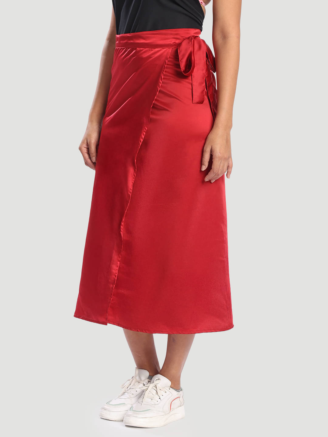     			Bene Kleed Red Polyester Women's A-Line Skirt ( Pack of 1 )