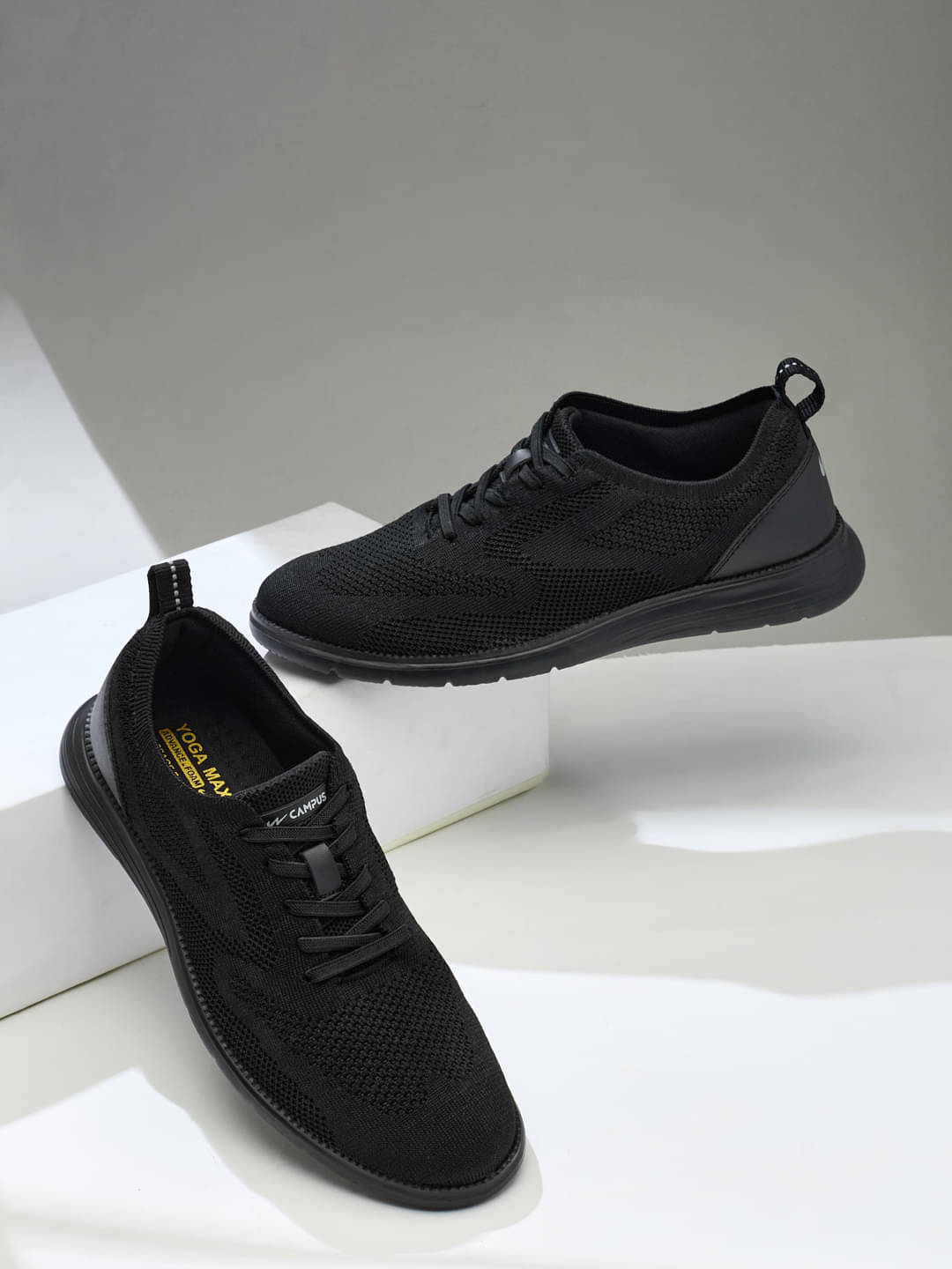     			Campus PLUNGE BLACK Men's Lifestyle Shoes