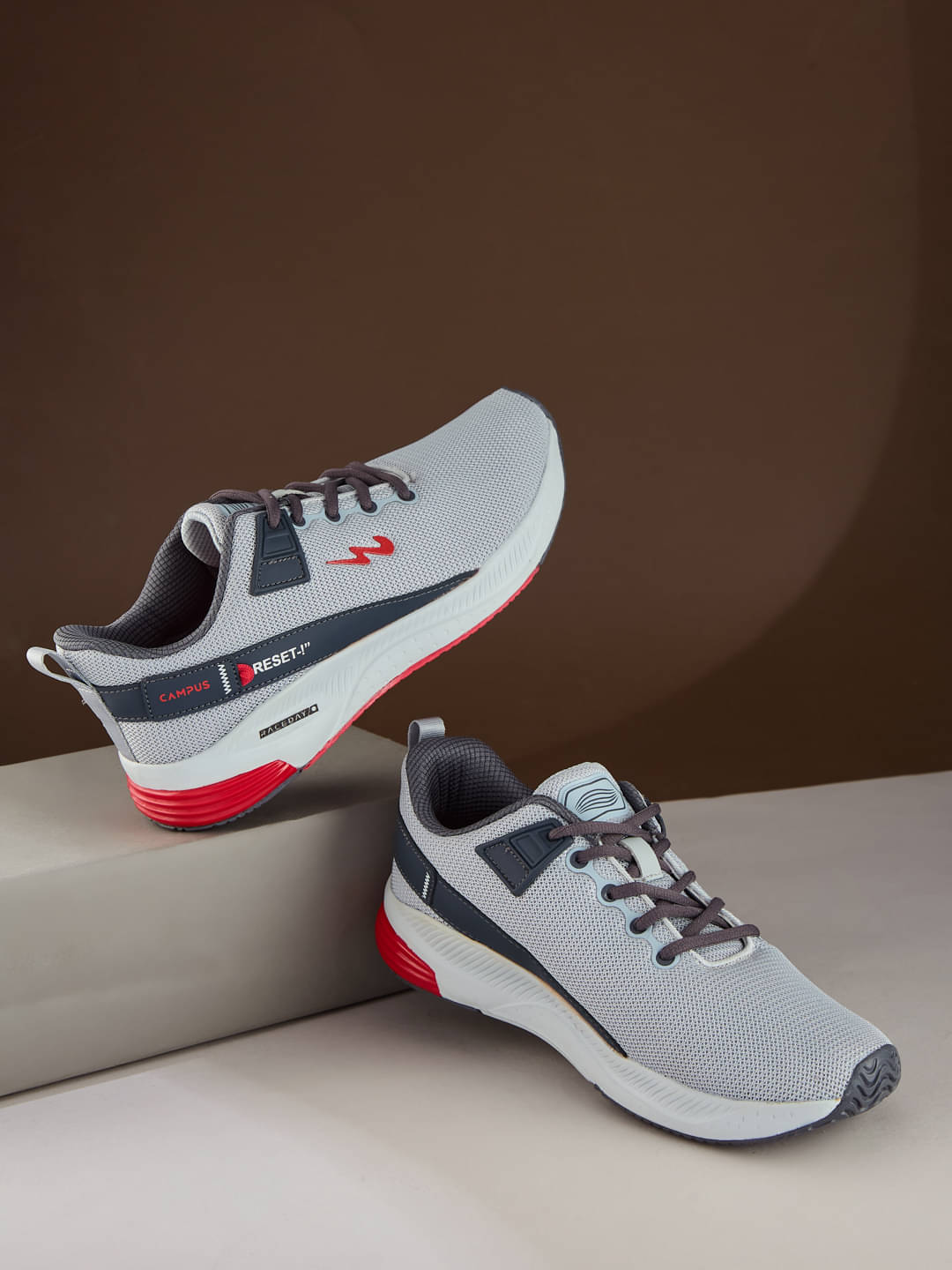     			Campus REFRESH PRO Gray Men's Sports Running Shoes